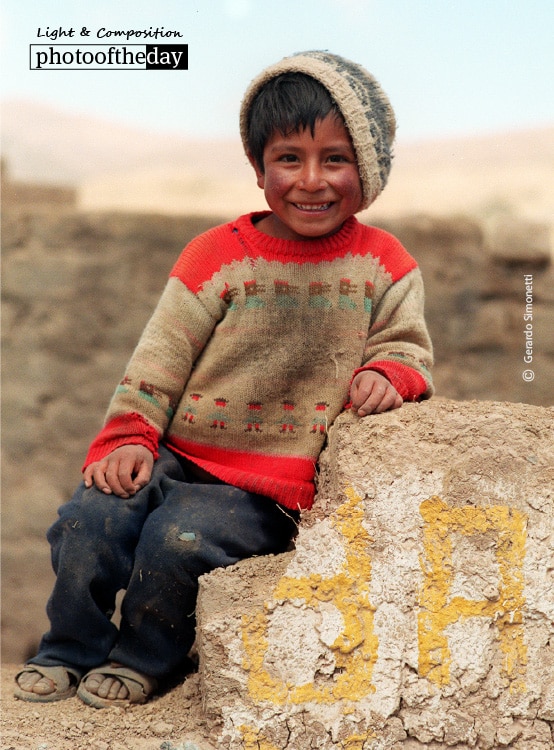 A Roadside Boy in Peru, by Gerardo Simonetti A Roadside Boy in Peru, by Gerardo Simonetti