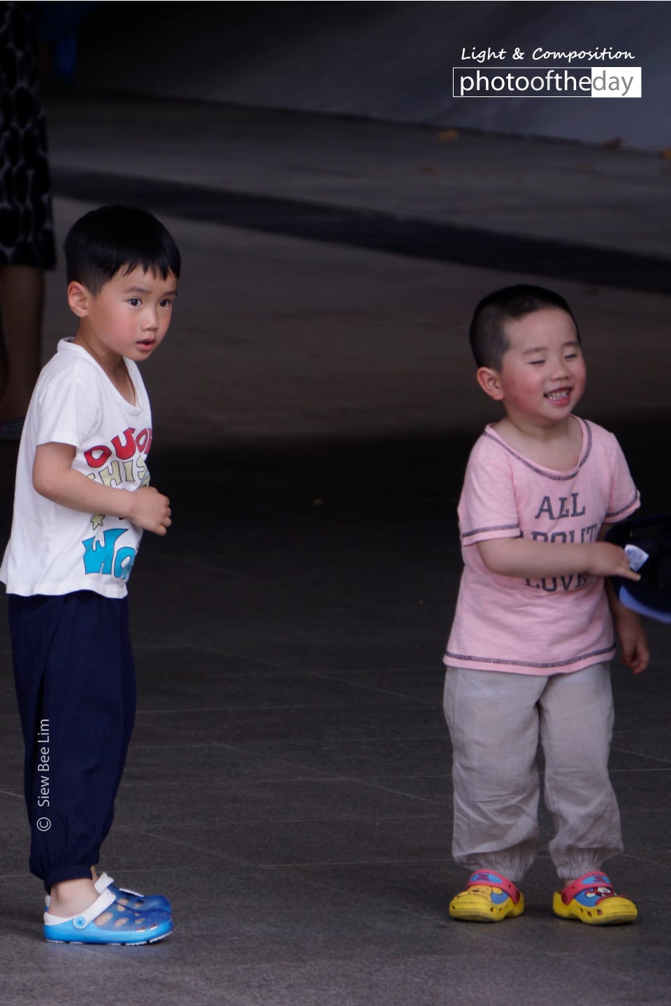 Two Small Boys by Siew Bee Lim