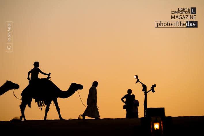 Sunset Camel Ride, by Rabih Madi Sunset Camel Ride, by Rabih Madi