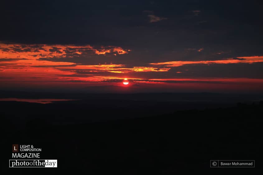 Sunset over the Musel Dam, by Bawar Mohammad Sunset over the Musel Dam, by Bawar Mohammad