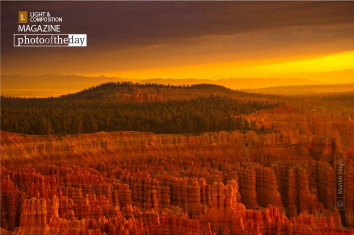 Sunrise at Bryce Canyon, By Munish Singla