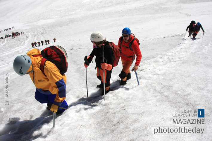 Climbing Volcano, by Magda Biskup