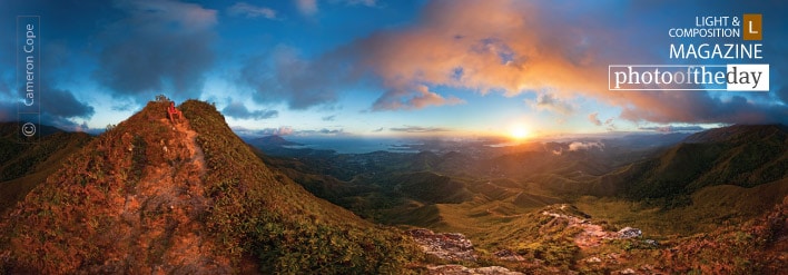 Sunset over Noumea, by Cameron Cope