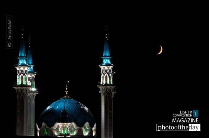 Kazan Kremlin at Night, by Sergiy Kadulin