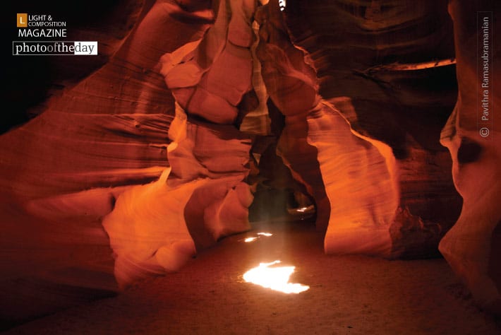 Antelope Canyon, by Pavithra Ramasubramanian