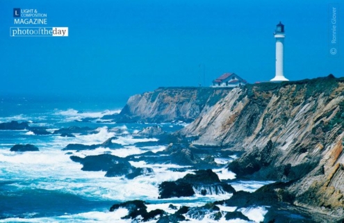 Lighthouse on the California Coast by Ronnie Glover - Landscape Photography, Photography Awards, Photo of the Day, Fine Art Photography, Photography Education