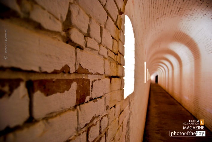 Gallery at Fort Barrancas, by Victor Howard - Architectural Photography, Fort Barrancas Photography, Photo of the Day, Victor Howard, Photography Awards