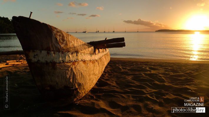 Sunset on Epi Island, by Stefanie Laroussinie