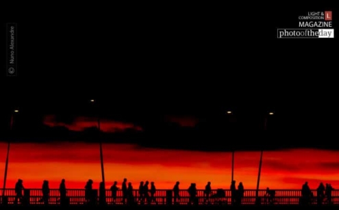 Liimfjorden Bridge at Sunset, by Nuno Alexandre - Photojournalism, Photography Awards, Sunset Photography, Award Winning Photography, Nuno Alexandre