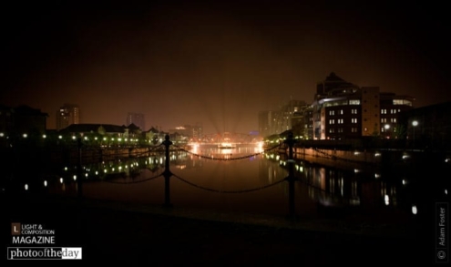 Salford Quays by Night, by Adam Foster - Night Photography, Photography Awards, Photo of the Day, Landscape Photography, Adam Foster