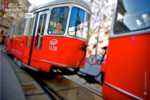 Tram on the street of Vienna by Sergey Grachev - Travel Photography, Award Winning Photography, Photo of the Day, Street Photography, Sergey Grachev
