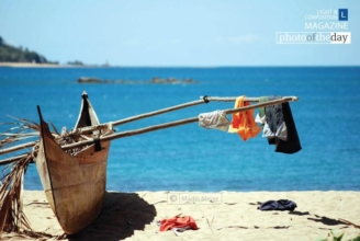Dhow and Washing Line by Martin Meyer