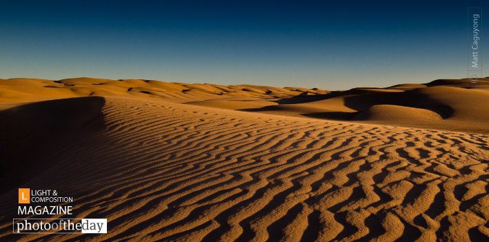 Landscape Photography, Photo of the Day, Photography Awards, Imperial Sand Dunes, Matt Caguyong - Imperial Sand Dunes in California by Matt Caguyong Imperial Sand Dunes in California by Matt Caguyong - Landscape Photography, Photo of the Day, Photography Awards, Imperial Sand Dunes, Matt Caguyong