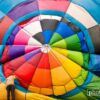Closing the Parachute Valve, by Zain Abdullah - Photojournalism, Color Photography, Hot Air Balloon, Award-Winning Photography, Photography