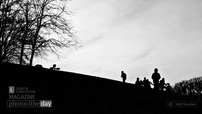 Evening Silhouette, by Ajit Chouhan - Street Photography, Photography Awards, Photo of the Day, Ajit Chouhan, Art Photography