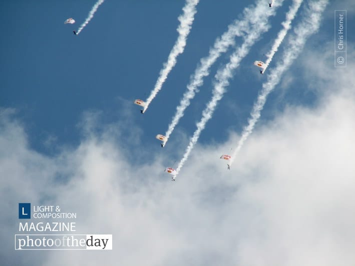 Skydivers, by Chris Horner - Motion Photography, Action Photography, Photo of the Day, Photography Awards, Chris Horner