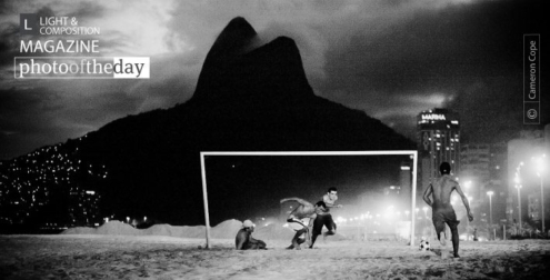 Ipanema Night Soccer, by Cameron Cope - Night Photography, Photojournalism, Award Winning Photography, Photography Awards, Travel Photography