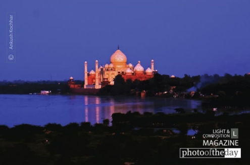 Taj Mahal Night, by Ankush Kochhar - Night Photography, Photography Awards, Taj Mahal, Photo of the Day, Art Photography