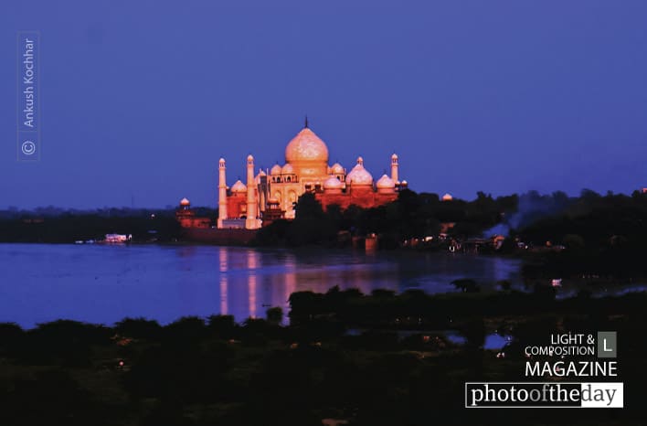Taj Mahal Night, by Ankush Kochhar - Night Photography, Photography Awards, Taj Mahal, Photo of the Day, Art Photography