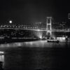 Istanbul by Night, by Orhan Aksel - Night Photography, Award Winning Photography, Istanbul Photography, Black and White Photography, Photo of the Day