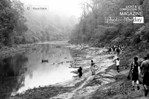 Journey Towards Nafakhum, by Riasat Rakin - Photojournalism, Black and White Photography,  Award Winning Photography,  Nafakhum Falls,  Photography Awards