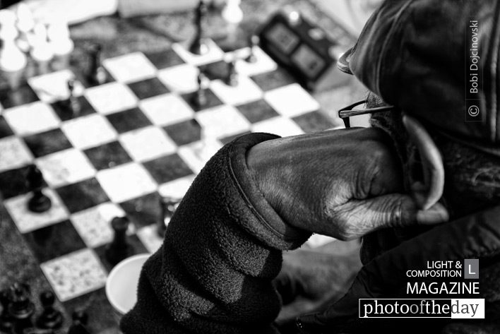 Chess Player, by Bobi Dojcinovski - Black and white photography, Street photography, Photo awards, Photography, Photo of the day