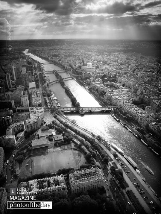 Sunset by the Seine by Minh Nghia Le - Travel Photography, Paris Photography, Sunset Photography, Photo of the Day, Award Winning Photography