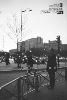 A Standing Man, by Minh Nghia Le - Black and White Photography, Photojournalism, Street Photography, Photography Awards, Minh Nghia Le
