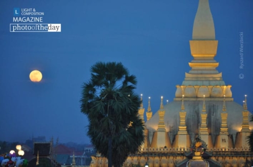Sunset upon Vientiane, by Ryszard Wierzbicki - Night Photography, Photo of the Day, Photography Awards, Art Photography, Photojournalism