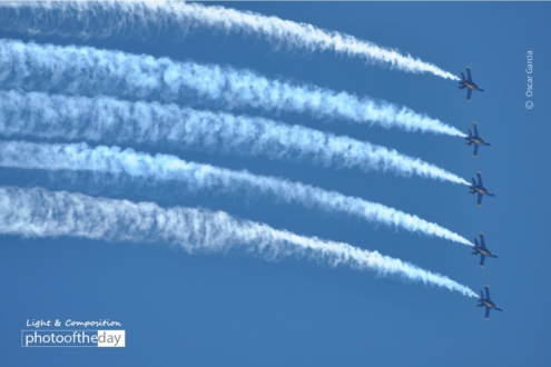 Blue Angels, by Oscar Garcia - Photojournalism, Motion Photography, Airshow Photography, Award-Winning Photography, Photography Awards