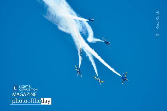 Blue Angels Flower, by Oscar Garcia - Motion Photography, Photography Awards, Photo of the Day, Art Photography, Photojournalism