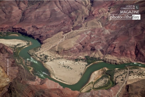 Colorado River, by Sergiy Kadulin - Aerial Photography, Landscape Photography, Photo Award, Grand Canyon, Colorado River