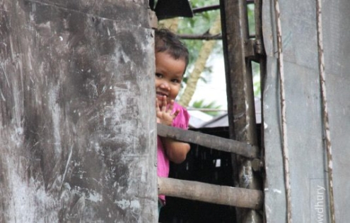 A Shy Tribal Child, by Rahat Azim Chowdhury - Photojournalism, Portrait Photography, Documentary Photography, Award Winning Photography, Photography Education