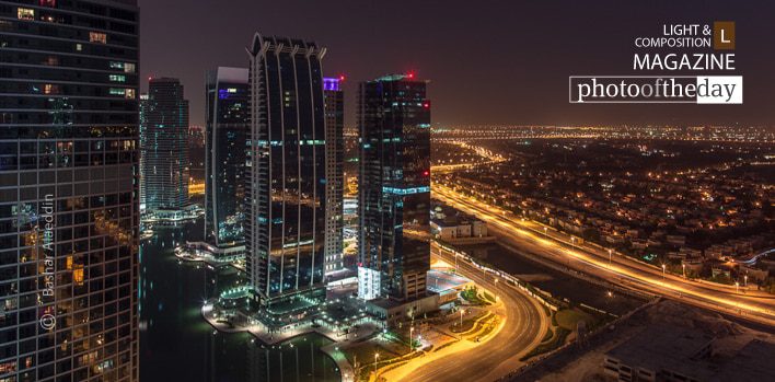 Dubai At Night, by Bashar Alaeddin - Night Photography, Photography Awards, Photo of the Day, Photography Education, Online Photography Courses