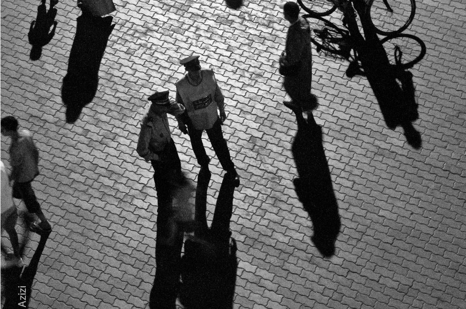 Their Shadows, by Abdellah Azizi - Photojournalism, Street Photography, Black and White Photography, Abdellah Azizi, Photography Awards