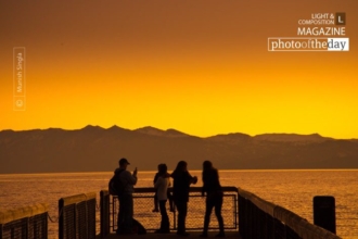 Sharing the special moment