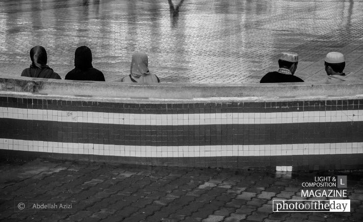 Moroccan Heads, by Abdellah Azizi - Photojournalism, Black and White Photography, Photography Awards, Morocco, Abdellah Azizi