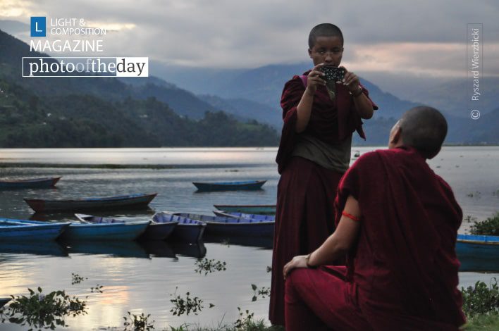 Photographing Monk, by Ryszard Wierzbicki - Travel Photography, Award Winning Photography, Photojournalism, Photography Awards,  Monk Photography