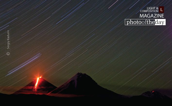 Volcano Eruption, by Sergiy Kadulin - Volcano Photography, Night Photography, Landscape Photography, Award Winning Photography, Photo of the Day