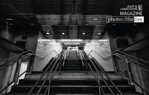 New York City Subway, by Rodrigo Luft - Black and White Photography, Architectural Photography, Photo of the Day, Photography Awards, Online Photography Courses