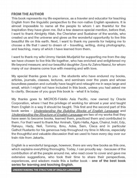 Understanding the Structure of English Language - English grammar, English language, learn English, English structure, grammar book