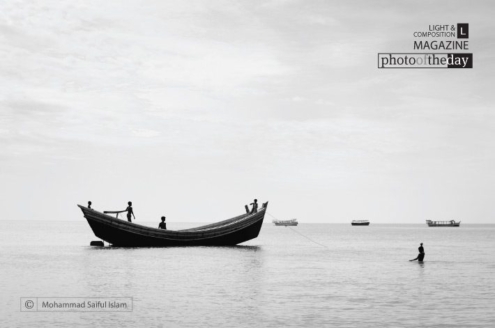 Life and the Sea, by Mohammad Saiful Islam - Photojournalism, Black and White Photography, Photography Awards, Documentary Photography, Online Photography Courses