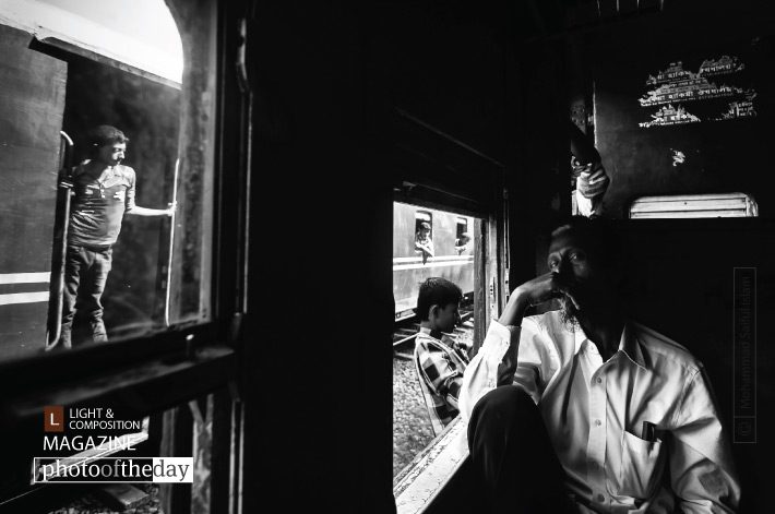 Frames within the Frame, by Mohammad Saiful Islam - Photojournalism, Black and White Photography, Photography Awards, Online Photography Courses, Art Photography