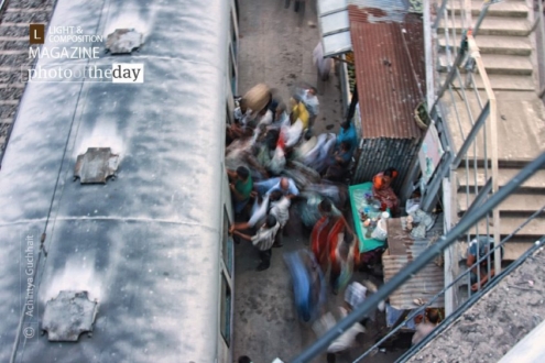 In and Out, by Achintya Guchhait - Photojournalism, Photography Award, Photo of the Day, Motion Photography, Art Photography