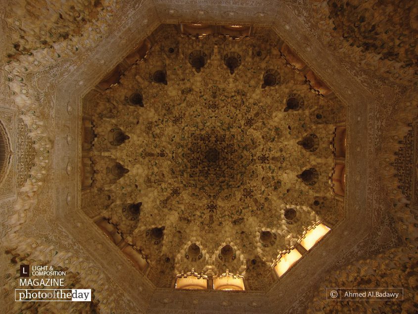 Alhambra Honeycomb, by Ahmed Al.Badawy - Architectural Photography, Islamic Architecture Photography, Alhambra Photography, Muqarnas, Photo of the Day