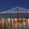 Illuminated Bay Bridge, by Achintya Guchhait - Night Photography, Award Winning Photography, Long Exposure Photography, Photography Awards, Bay Bridge