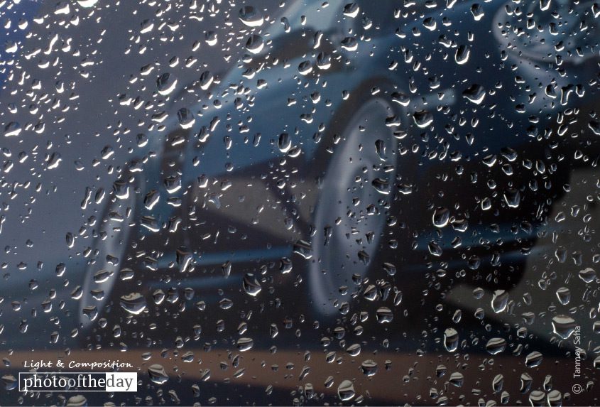 Driving in the Rain, by Tanmoy Saha - Conceptual Photography, Award Winning Photography, Photo of the Day, Photography Awards, Art Photography