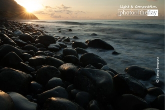 Sunrise at Boulder Beach, by Sanjoy Sengupta