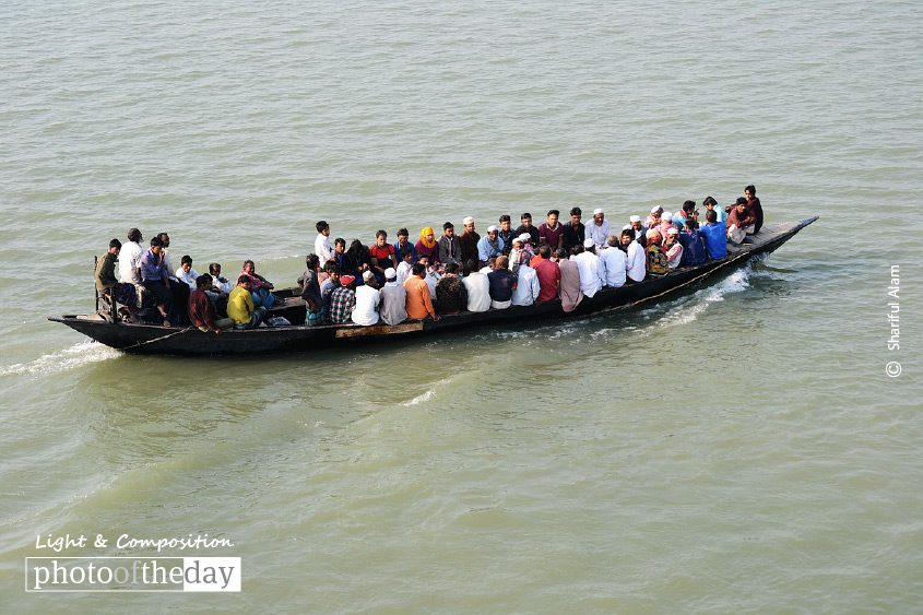 A Journey by Boat, by Shariful Alam - Documentary Photography, Photojournalism, Award Winning Photography, Photography,  Photo of the Day