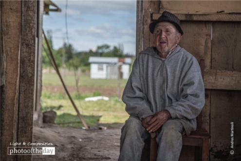 Old Age in the Field, by Andres Martinoli - Photojournalism, Portrait Photography, Documentary Photography, Andres Martinoli,  Photography Awards